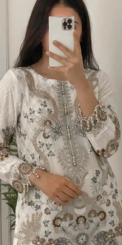 MF 423 White Color Faux Georgette Embroidery Sequence Salwar Suit Wedding, Party, Festive, Events Etc. Expected 4-6 Working Days @2449/- | Salwar suit, Casual Suits, Creative suits, Designer Suits, Palazzo Suits, Party Wear Suits, Patiala Suits, Straight Suits