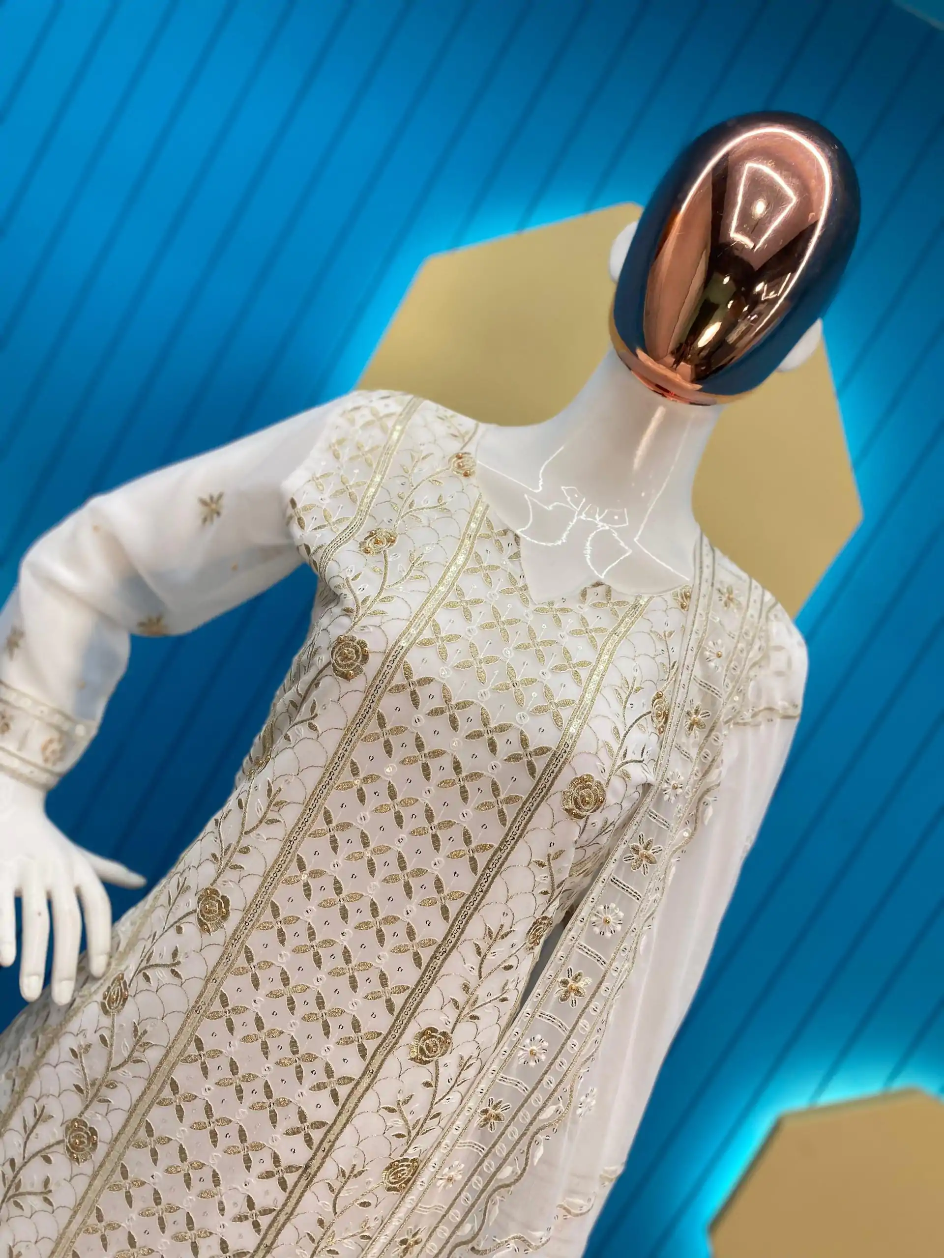 LG 1854 White color Georgette Sequence Embroidery Salwar Suit Casual, Wedding, Party, Festive, Events . Expected Delivery  4-6 Working Days @2149/- | Salwar suit, Casual Suits, Creative suits, Designer Suits, Palazzo Suits, Party Wear Suits, Patiala Suits, Straight Suits