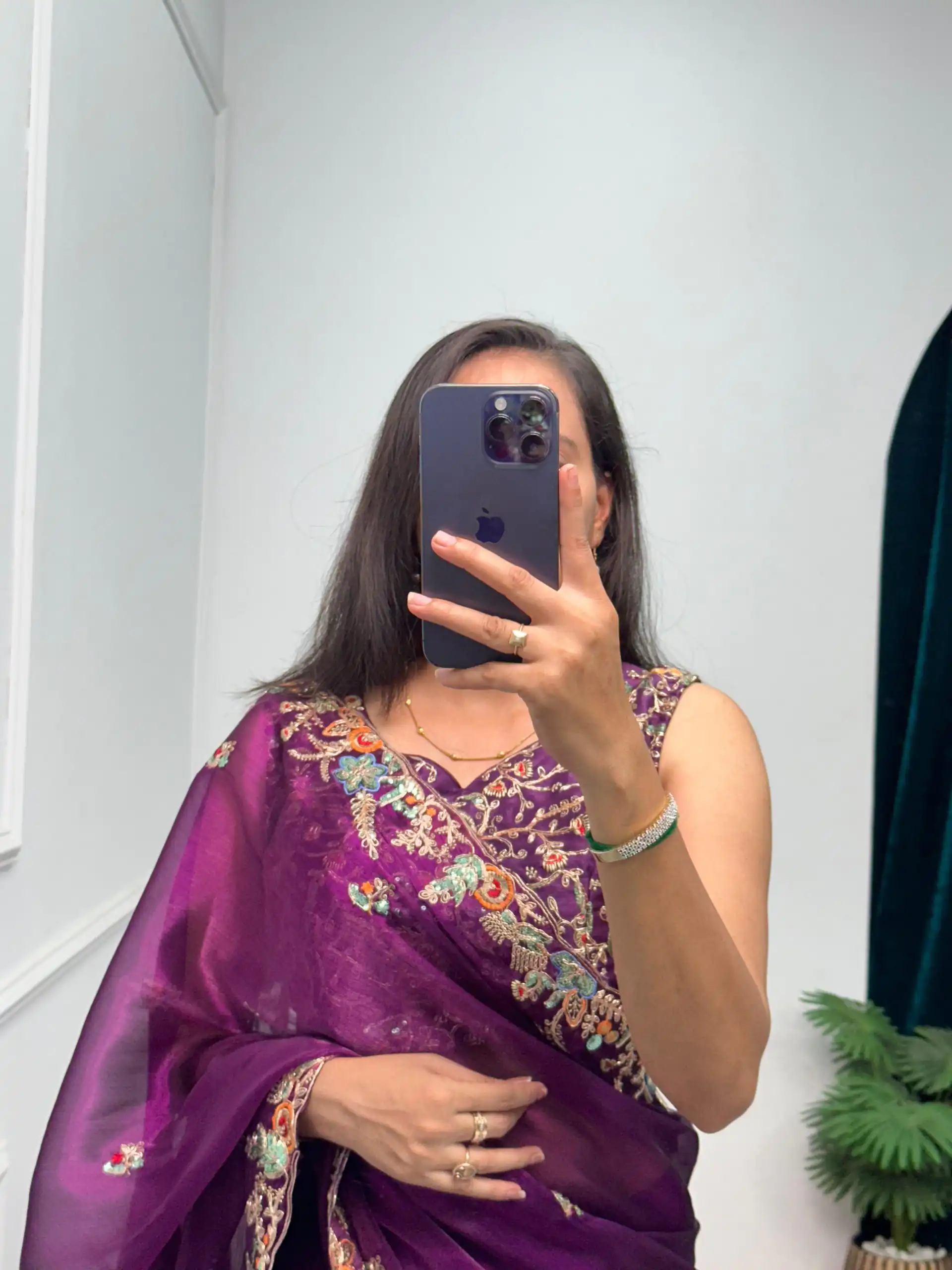 ST 472 Purple Color Burberry With Blooming Embroidery Saree Casual, Wedding, Party, Festive, Events Etc. Expected Delivery 4-6 Working Days @1999/- | Designer Sarees, Sarees, Bollywood Sarees, Creative Sarees, Embroidered Sarees, Ethnic Saree, Modern Digital sarees, Party Wear Sarees