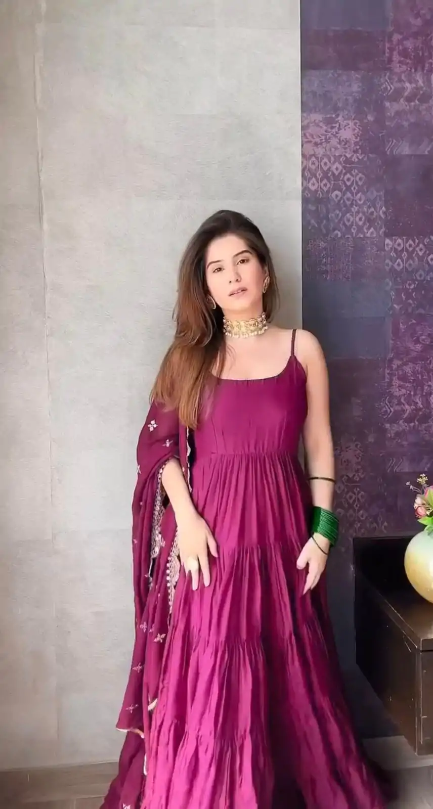 SSR 391 Purple Color Chinon Silk Embroidery Sequence Anarkali Suit Wedding, Party, Festive, Events Expected Delivery 4-6 Working Days @ 1849/- Only | Anarkali Suits, Bollywood Anarkali, Creative-Anarkali, Designer Anarkali, Embroidered Anarkali, Party Wear Anarkali, Straight Suits