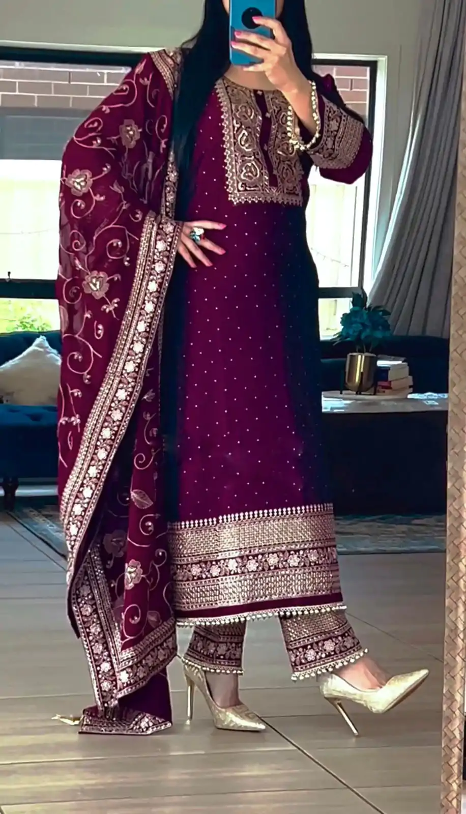 SRK 5165 Purple Color Georgette Embroidery Sequence Salwar Suit Wedding, Party, Festive, Events Expected Delivery 4-6 Working Days @ 2399/- | Salwar suit, Casual Suits, Creative suits, Designer Suits, Palazzo Suits, Party Wear Suits, Patiala Suits, Straight Suits