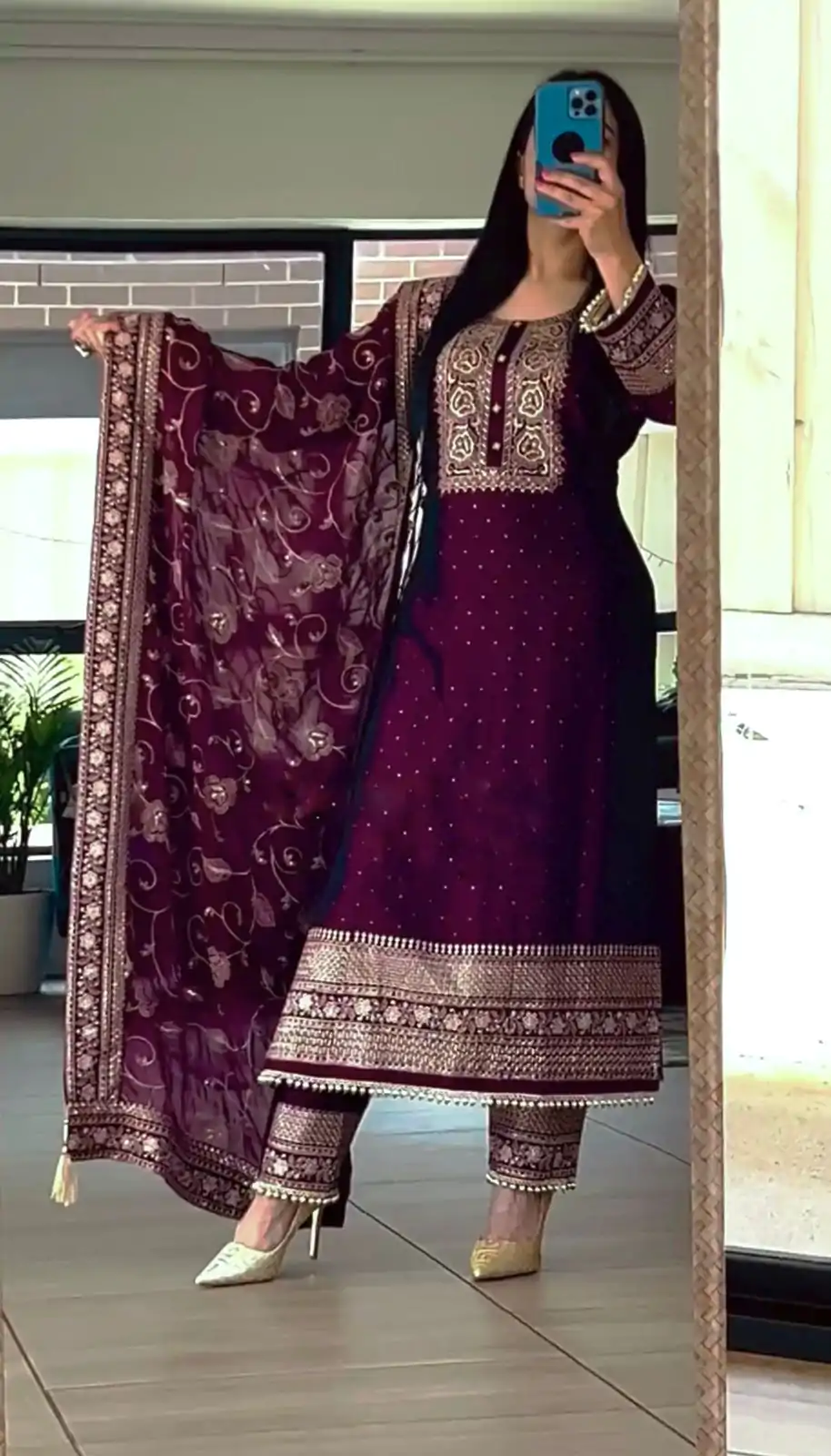 SRK 5165 Purple Color Georgette Embroidery Sequence Salwar Suit Wedding, Party, Festive, Events Expected Delivery 4-6 Working Days @ 2399/- | Salwar suit, Casual Suits, Creative suits, Designer Suits, Palazzo Suits, Party Wear Suits, Patiala Suits, Straight Suits