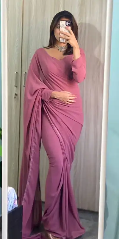   SC 271 Purple Color Pure Soft Georgette Silk Design All Over Saree , Party Wear, Events, Festivals Expected Delivery 4-6 Working Days 1499/- | Designer Sarees, Sarees, Bollywood Sarees, Creative Sarees, Embroidered Sarees, Ethnic Saree, Modern Digital sarees, Party Wear Sarees