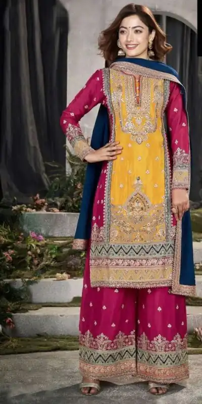 NSR 799 Yellow Color Pure Georgette Embroidery Sequence Salwar Suit Casual, Party Festive, Events Etc. Expected Delivery 4-6 Working Days @2249/- | Jump Suits, Salwar suit, Casual Suits, Creative suits, Designer Suits, Palazzo Suits, Party Wear Suits, Patiala Suits, Straight Suits