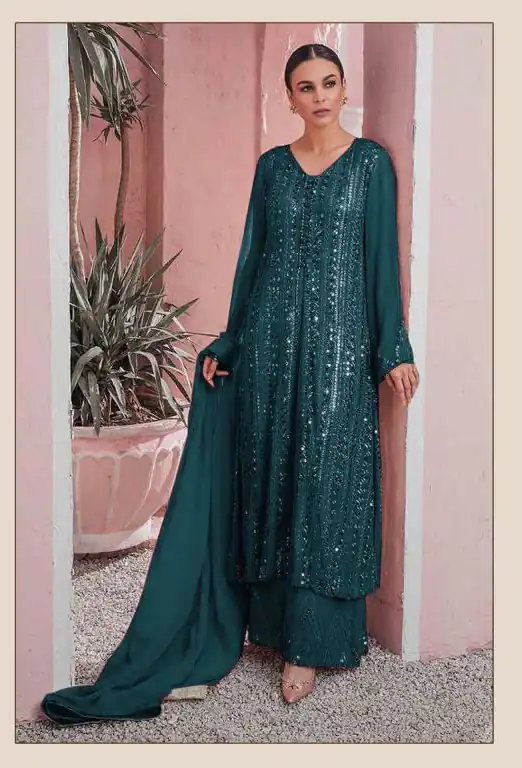 DS 001255 Blue color Georgette Embroidered Sequence Salwar Suit Casual, Wedding, Party, Festive, Events . Expected Delivery  4-6 Working Days @1999/- | Salwar suit, Casual Suits, Creative suits, Designer Suits, Palazzo Suits, Party Wear Suits, Patiala Suits, Straight Suits