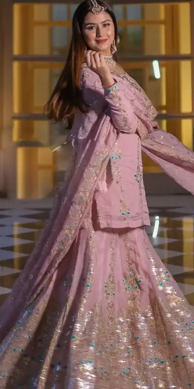 VLM 148 Pink color Foix Georgette Embroidery Salwar Suit Casual, Wedding, Party, Festive, Events . Expected Delivery 4-6 Working Days @2299/- | Jump Suits, Salwar suit, Casual Suits, Creative suits, Designer Suits, Palazzo Suits, Party Wear Suits, Patiala Suits, Straight Suits