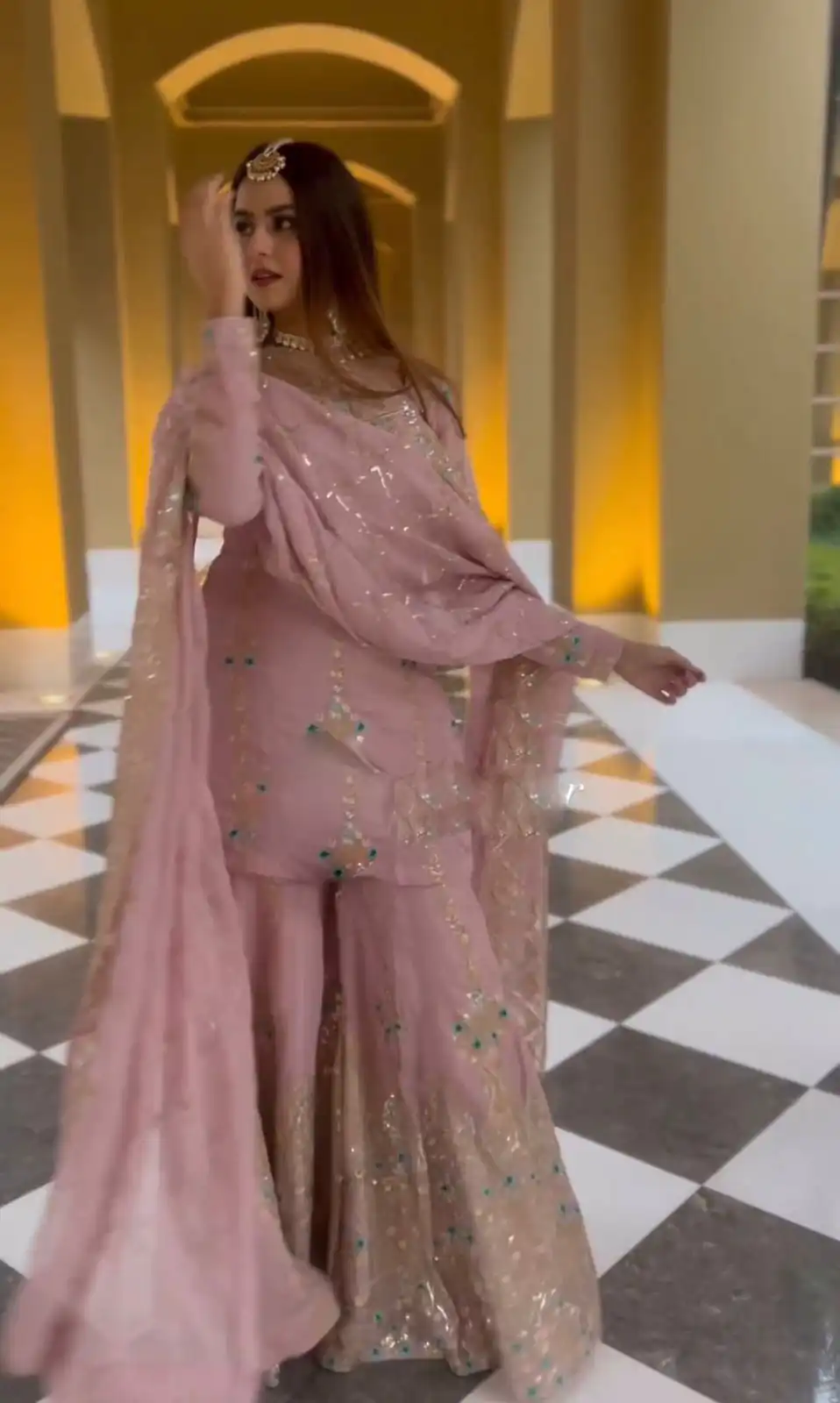 VLM 148 Pink color Foix Georgette Embroidery Salwar Suit Casual, Wedding, Party, Festive, Events . Expected Delivery  4-6 Working Days @2299/- | Jump Suits, Salwar suit, Casual Suits, Creative suits, Designer Suits, Palazzo Suits, Party Wear Suits, Patiala Suits, Straight Suits