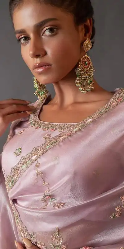 BT 1231 Purple Color Soft Jimmy Choo Embroidery Sequence Saree Casual, Party Wear, Traditional Wear, Wedding Wear, Events Etc.@2149/- | Designer Sarees, Sarees, Bollywood Sarees, Creative Sarees, Ethnic Saree, Modern Digital sarees, Party Wear Sarees