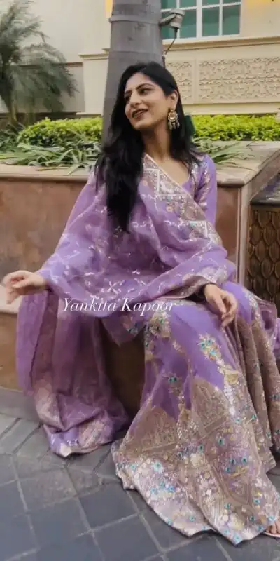 VLM 148 violet color Foix Georgette Embroidery Salwar Suit Casual, Wedding, Party, Festive, Events . Expected Delivery 4-6 Working Days @2299/- | Jump Suits, Salwar suit, Casual Suits, Creative suits, Designer Suits, Palazzo Suits, Party Wear Suits, Patiala Suits, Straight Suits