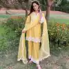ST 160 Yellow Color Chine Stitched Less Work Salwar Suit Casual, Wedding, Party, Festive, Events Etc. Expected Delivery 4-6 Working Days @1899/- | Salwar suit, Casual Suits, Creative suits, Designer Suits, Palazzo Suits, Party Wear Suits, Patiala Suits, Straight Suits