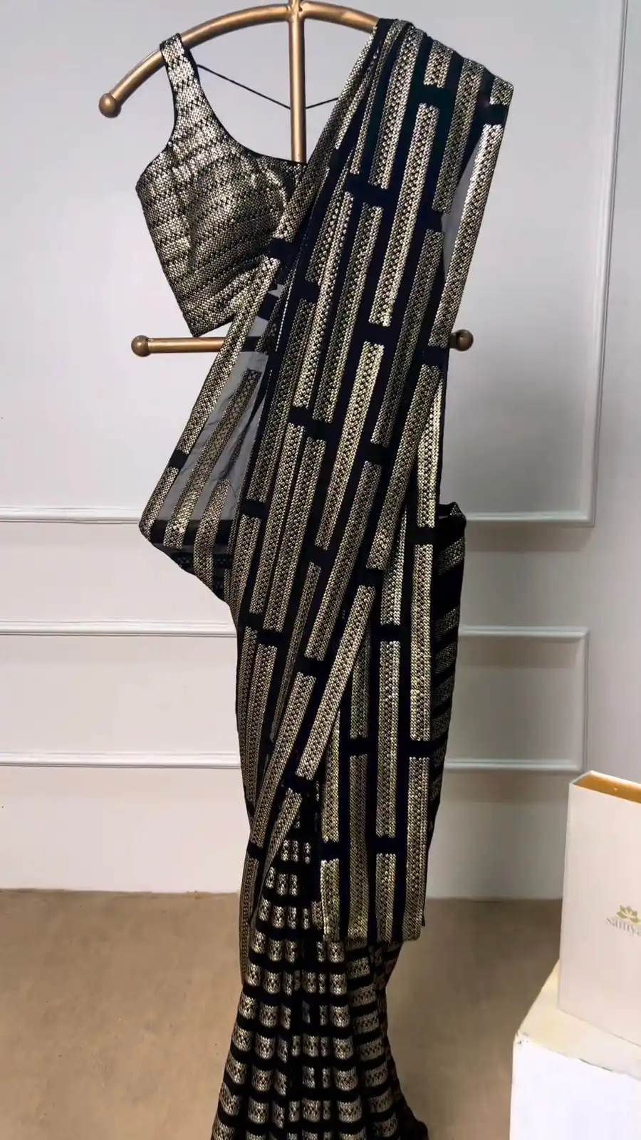 KD 383 Black Color Faux Georgette Sequence Work Saree Casual, Party, Wedding, Festive, Events Etc.  Expected Delivery  4-6 Working Days @1699/- | Designer Sarees, Sarees, Bollywood Sarees, Creative Sarees, Embroidered Sarees, Ethnic Saree, Modern Digital sarees, Party Wear Sarees