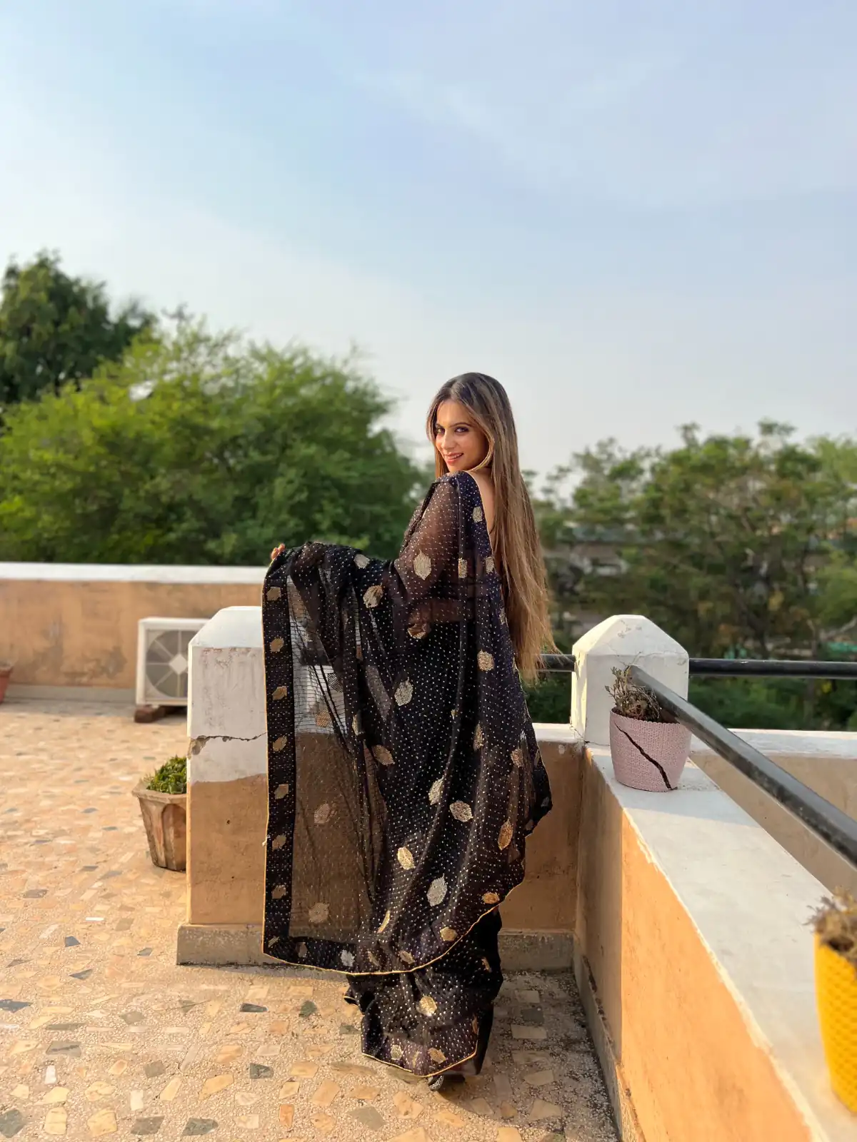 JR 596 Black Color Georgette Sequence Lace border Work Saree Casual, Wedding, Festive, Events Expected Delivery  4-6 Working Days @1599/- | Designer Sarees, Sarees, Bollywood Sarees, Creative Sarees, Embroidered Sarees, Ethnic Saree, Modern Digital sarees, Party Wear Sarees