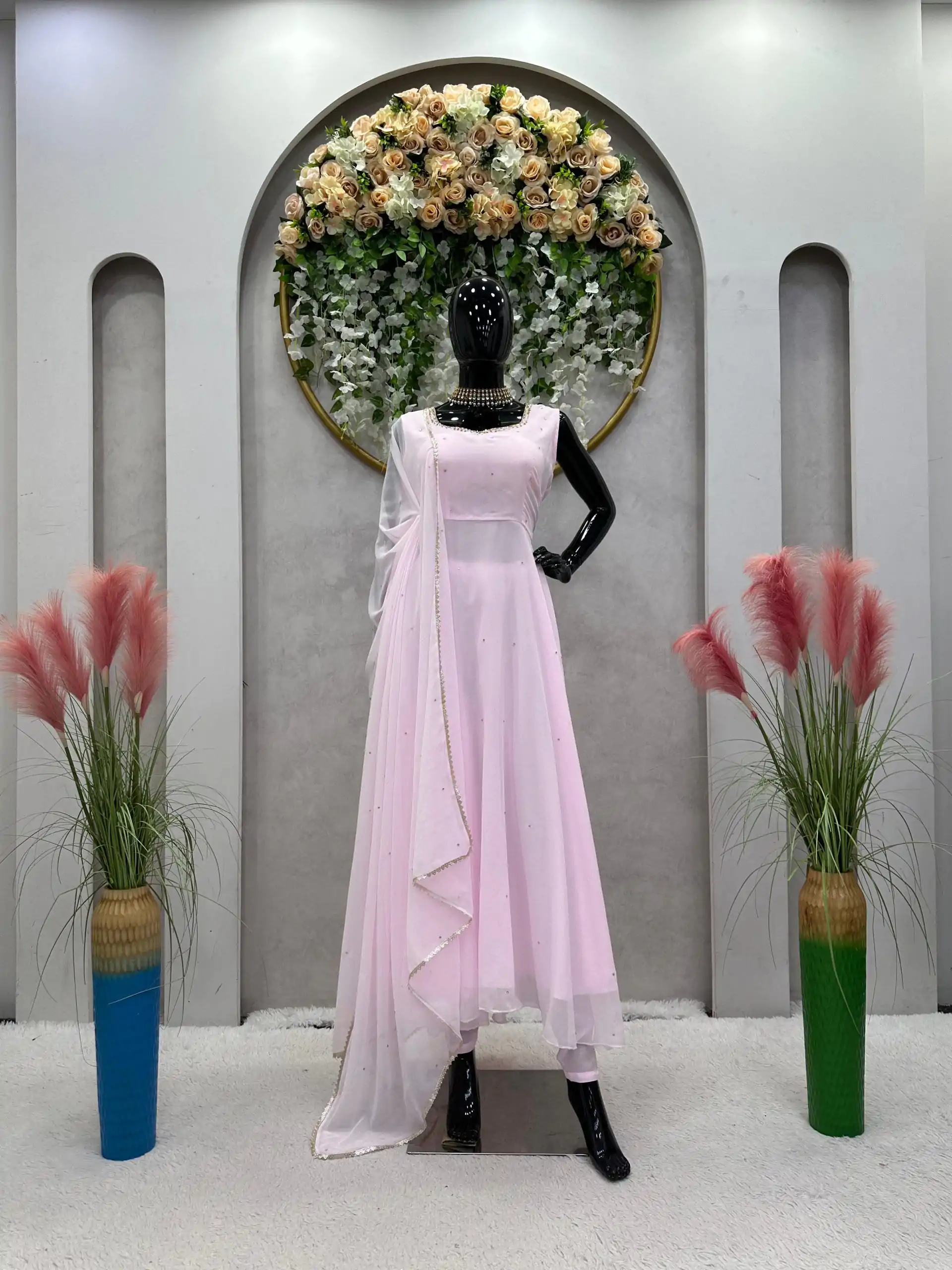 RTC 5711 Pink Color Georgette Handwork Diamond Work Salwar Suit Casual, Party Wear, Traditional Wear, Wedding Wear, Events Etc.@1999/- | Salwar suit, Casual Suits, Creative suits, Designer Suits, Palazzo Suits, Party Wear Suits, Patiala Suits, Straight Suits