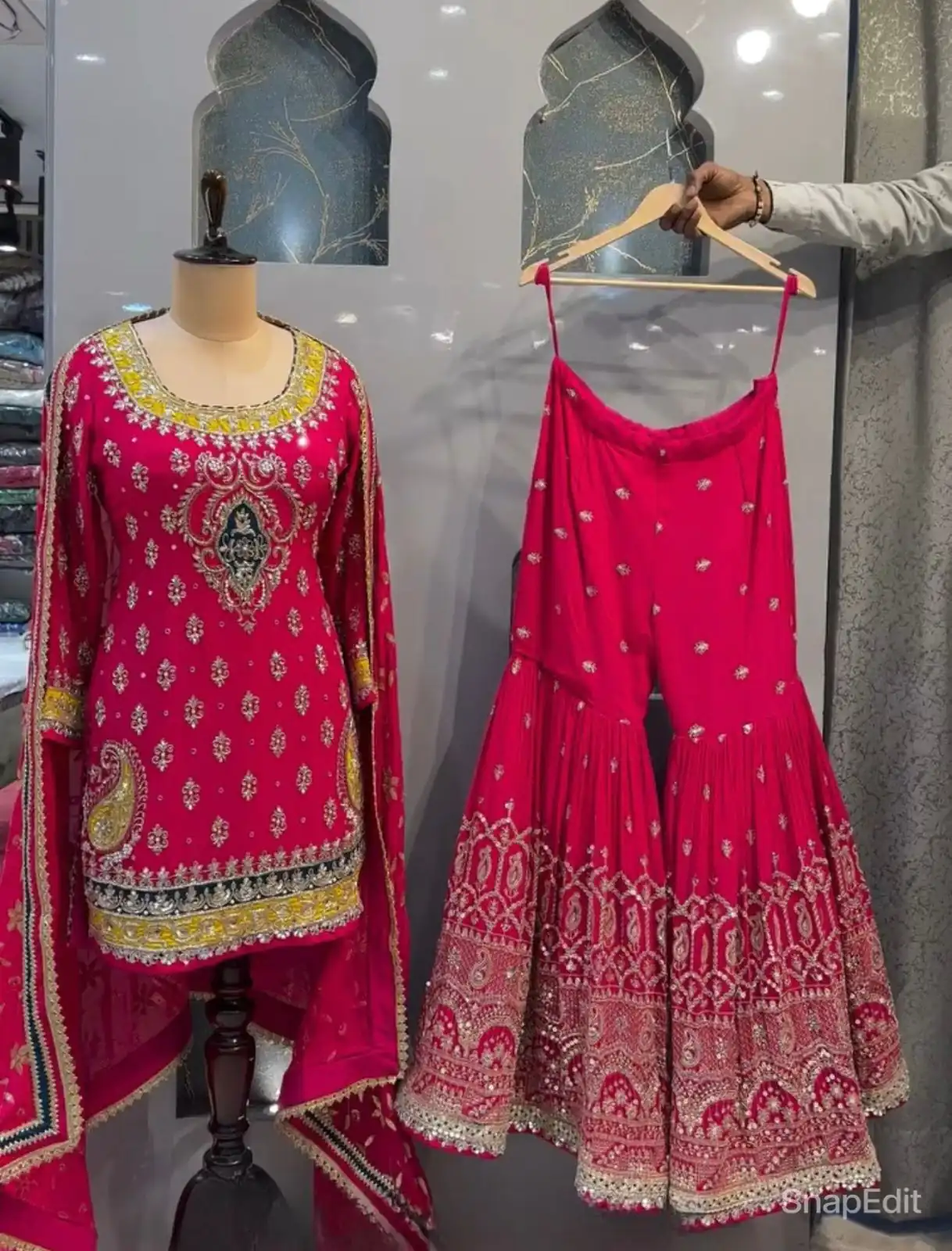 MF 419 Pink Color Georgette Multi Needle Embroidery Salwar Suit  Wedding, Party, Festive, Events Etc. Expected 4-6 Working Days @2249/- | Salwar suit, Casual Suits, Creative suits, Designer Suits, Palazzo Suits, Party Wear Suits, Patiala Suits, Straight Suits