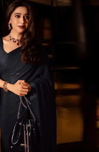 BT 236 Black Color Georgette Thread With Sequence Work Saree Casual, Party Wear, Traditional Wear, Wedding , Events .Expected Delivery 4-6 Working Days@1799 | Designer Sarees, Sarees, Bollywood Sarees, Creative Sarees, Ethnic Saree, Modern Digital sarees, Party Wear Sarees