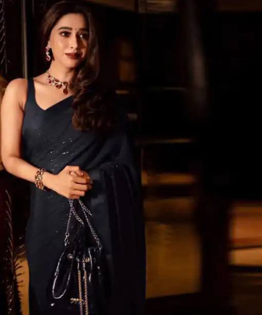 BT 236 Black Color Georgette Thread With Sequence Work Saree Casual, Party Wear, Traditional Wear, Wedding , Events .Expected Delivery 4-6 Working Days@1799 | Designer Sarees, Sarees, Bollywood Sarees, Creative Sarees, Ethnic Saree, Modern Digital sarees, Party Wear Sarees