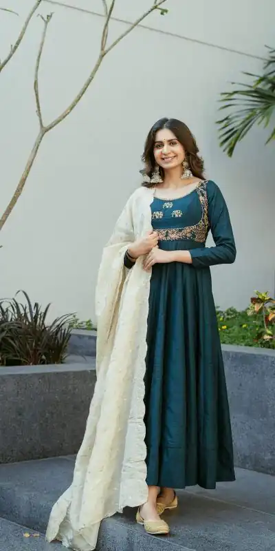 KD 1450 Blue Color Fhantom Silk Thread Work Salwar Suit Casual, Party, Wedding, Festive, Events Etc.  Expected Delivery 4-6 Working Days @1899/- | Jump Suits, Salwar suit, Casual Suits, Creative suits, Designer Suits, Palazzo Suits, Party Wear Suits, Patiala Suits, Straight Suits