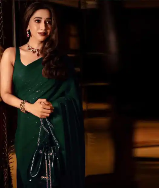BT 236 Green Color Georgette Thread With Sequence Work Saree Casual, Party Wear, Traditional Wear, Wedding Events .Expected Delivery 4-6 Working Days@1799 | Designer Sarees, Sarees, Bollywood Sarees, Creative Sarees, Ethnic Saree, Modern Digital sarees, Party Wear Sarees