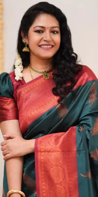 SC Morpich Green Color Soft Silk Pink Zari Design Spread Shine Various Saree , Party Wear, Events, Festivals Expected Delivery 4-6 Working Days 1499/- | Designer Sarees, Sarees, Bollywood Sarees, Creative Sarees, Embroidered Sarees, Ethnic Saree, Modern Digital sarees, Party Wear Sarees