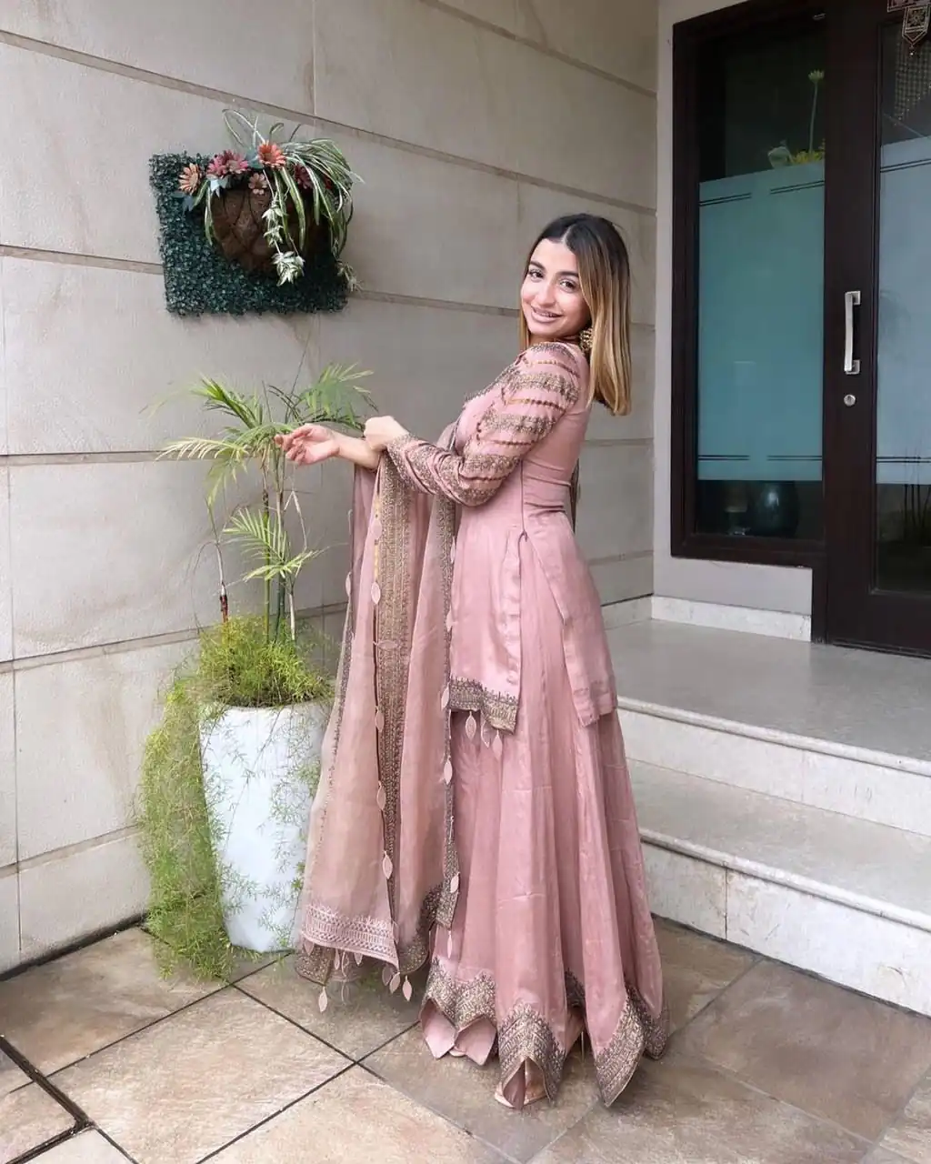 NSR 691 Light Pink Color Faux Georgette Embroidery Work Salwar Suit Casual, Party Festive, Events Etc. Expected Delivery 4-6 Working Days @1899/ | Jump Suits, Salwar suit, Casual Suits, Creative suits, Designer Suits, Palazzo Suits, Party Wear Suits, Patiala Suits, Straight Suits