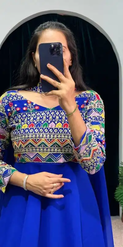 ST 1048 Royal Blue Color Georgette Heavy Embroidery Salwar Suit Casual, Wedding, Party, Festive, Events Etc. Expected Delivery 4-6 Working Days @2179/- | Jump Suits, Salwar suit, Casual Suits, Creative suits, Designer Suits, Palazzo Suits, Party Wear Suits, Patiala Suits, Straight Suits