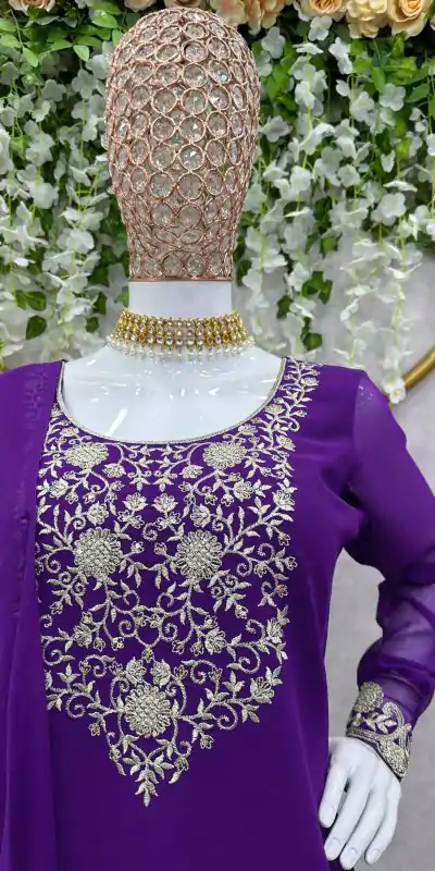 RTC 5707 Violet Color Foix Georgette Thread Work Salwar Suit Wedding, Party, Festive, Events Etc. Expected Delivery 4-6 Working Days @2149/- | Salwar suit, Casual Suits, Creative suits, Designer Suits, Palazzo Suits, Party Wear Suits, Patiala Suits, Straight Suits