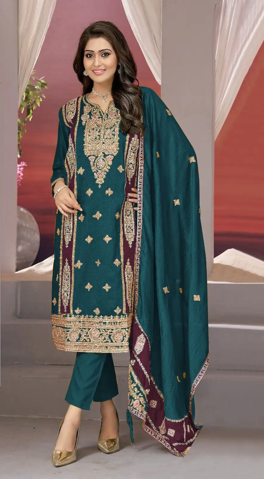 FC MARIA 1072 Blue Color Vichitra Embroidery Codding Sequence Salwar Suit Wedding, Party, Festive events, etc.  Expected Delivery  4-6 Working Days @2149/- | Salwar suit, Casual Suits, Creative suits, Designer Suits, Palazzo Suits, Party Wear Suits, Patiala Suits, Straight Suits