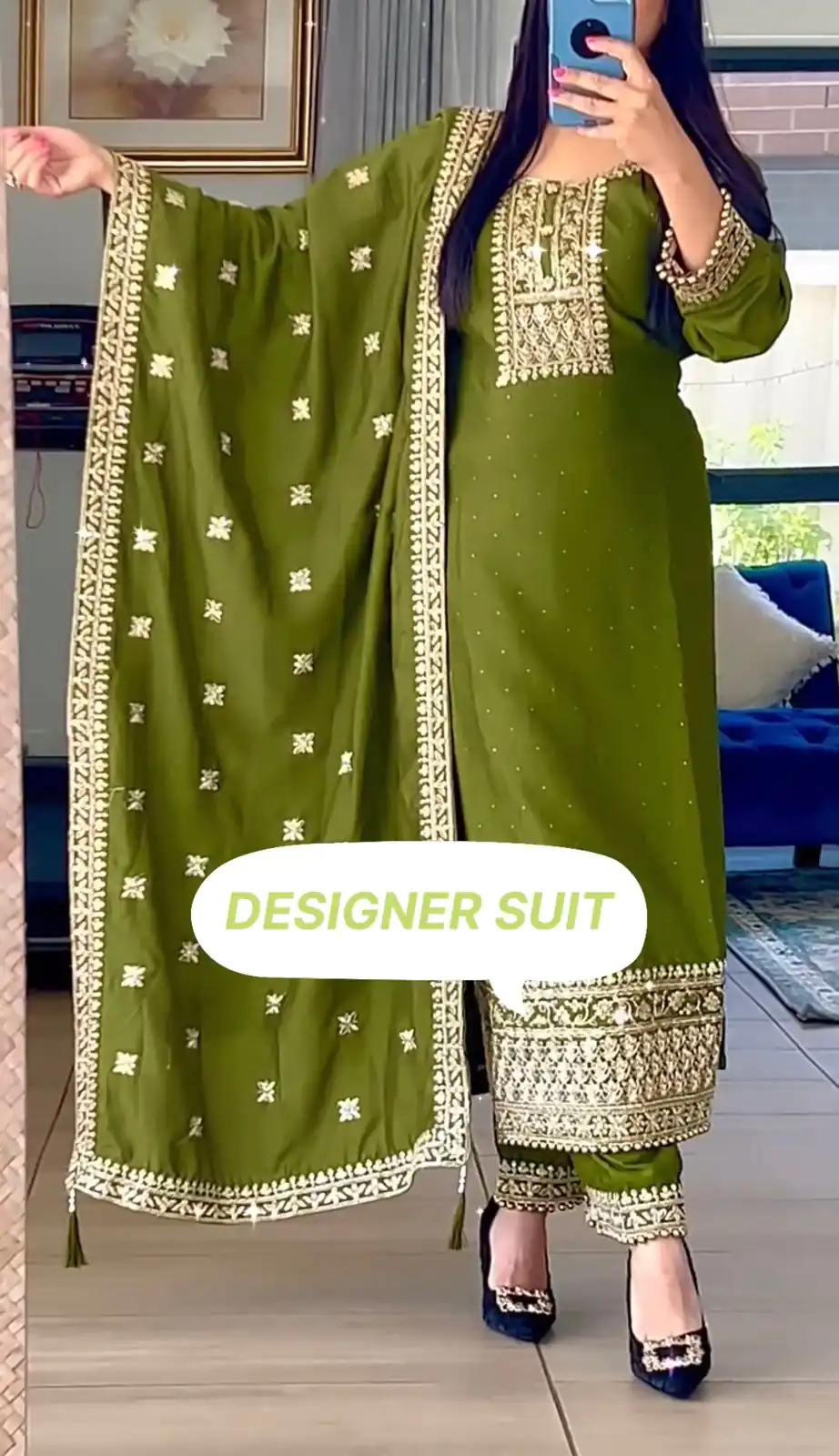 SSR 467 Green Chinnon Silk Embroidery Sequins Sharara Suit Wedding, Party, Festive, Events Etc.   Expected Delivery 4-6 Working Days @1999/- | Salwar suit, Casual Suits, Creative suits, Designer Suits, Palazzo Suits, Party Wear Suits, Straight Suits