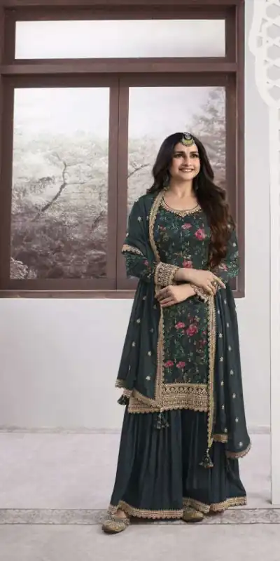 FC Swara 65586 Green Color Vichitra Digital Print Embroidery Salwar Suit Wedding, Party, Festive events, etc.  Expected Delivery  4-6 Working Days @2699 | Casual Suits, Jump Suits, Salwar suit, Creative suits, Designer Suits, Palazzo Suits, Party Wear Suits, Patiala Suits, Straight Suits