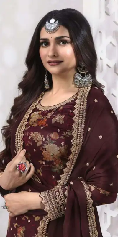 FC Swara 65585 Maroon Color Vichitra Digital Print Embroidery Salwar Suit Wedding, Party, Festive events, etc.  Expected Delivery  4-6 Working Days @2699/- | Casual Suits, Jump Suits, Salwar suit, Creative suits, Designer Suits, Palazzo Suits, Party Wear Suits, Patiala Suits, Straight Suits