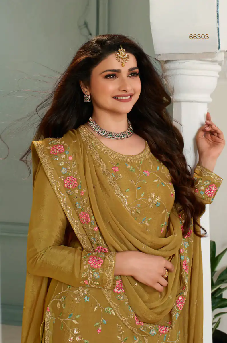 FC AVANTI Mustard Color Chinon Embroidery Multi Work Salwar Suit Wedding, Party, Festive events, etc.  Expected Delivery  4-6 Working Days @2899/- | Casual Suits, Jump Suits, Salwar suit, Creative suits, Designer Suits, Palazzo Suits, Party Wear Suits, Patiala Suits, Straight Suits