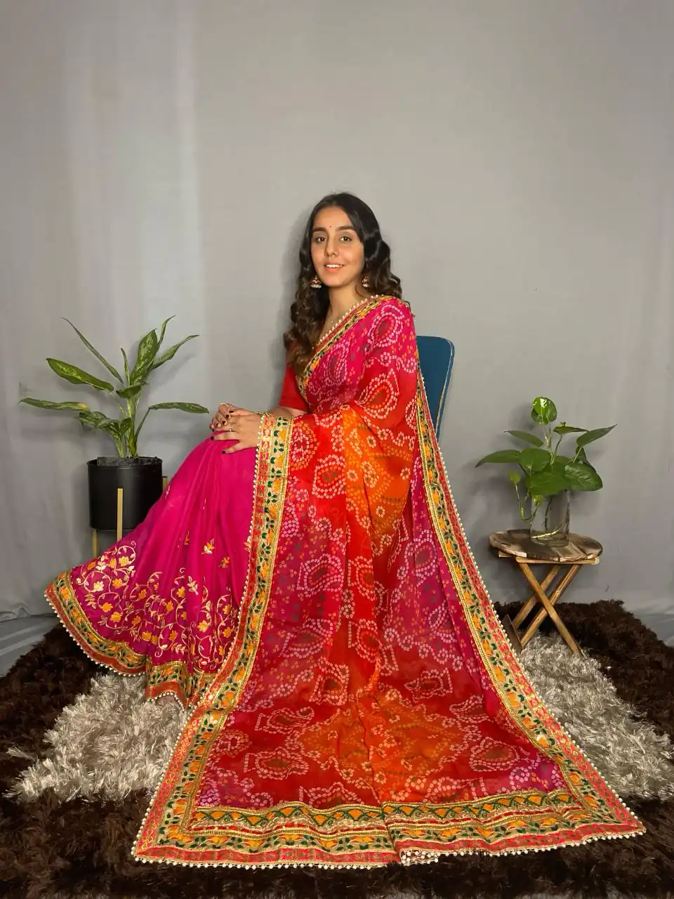 Rangoli Kavya Pink Color Chiffon Material Double Shaded Saree Casual, Party Wear, Wedding, Events, Etc. Expected Delivery 4-6 Working Days 1799/- | Designer Sarees, Sarees, Bollywood Sarees, Creative Sarees, Embroidered Sarees, Ethnic Saree, Modern Digital sarees, Party Wear Sarees