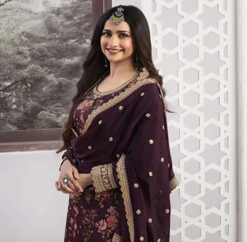 FC Swara 65581 Purple Color Vichitra Digital Print Embroidery Salwar Suit Wedding, Party, Festive events, etc.  Expected Delivery  4-6 Working Days @2699/- | Casual Suits, Jump Suits, Salwar suit, Creative suits, Designer Suits, Palazzo Suits, Party Wear Suits, Patiala Suits, Straight Suits