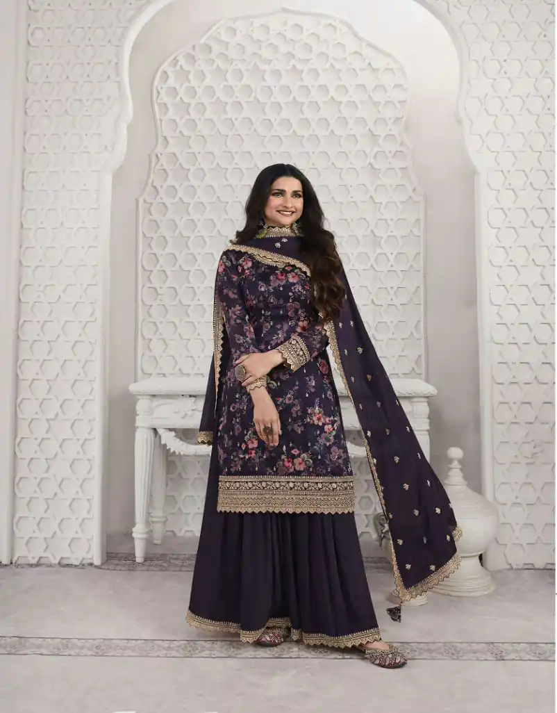 FC Swara 65584 Violet Color Vichitra Digital Print Embroidery Salwar Suit Wedding, Party, Festive events, etc.  Expected Delivery  4-6 Working Days @2699/- | Casual Suits, Jump Suits, Salwar suit, Creative suits, Designer Suits, Palazzo Suits, Party Wear Suits, Patiala Suits, Straight Suits