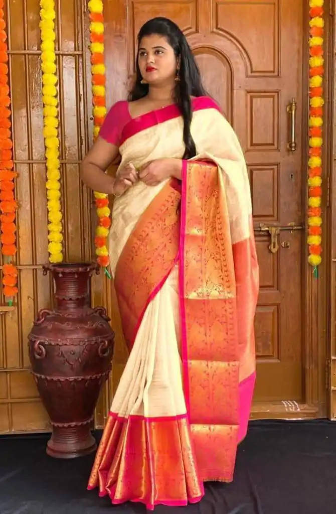 KP 4005 Light Pink Color Soft Lichi Silk Jacquard On All Over Saree Casual, Party Wear, Wedding, Events Etc. Expected Delivery 4-6 Working Days @1449/- | Designer Sarees, Embroidered Sarees, Sarees, Bollywood Sarees, Creative Sarees, Ethnic Saree, Modern Digital sarees, Party Wear Sarees