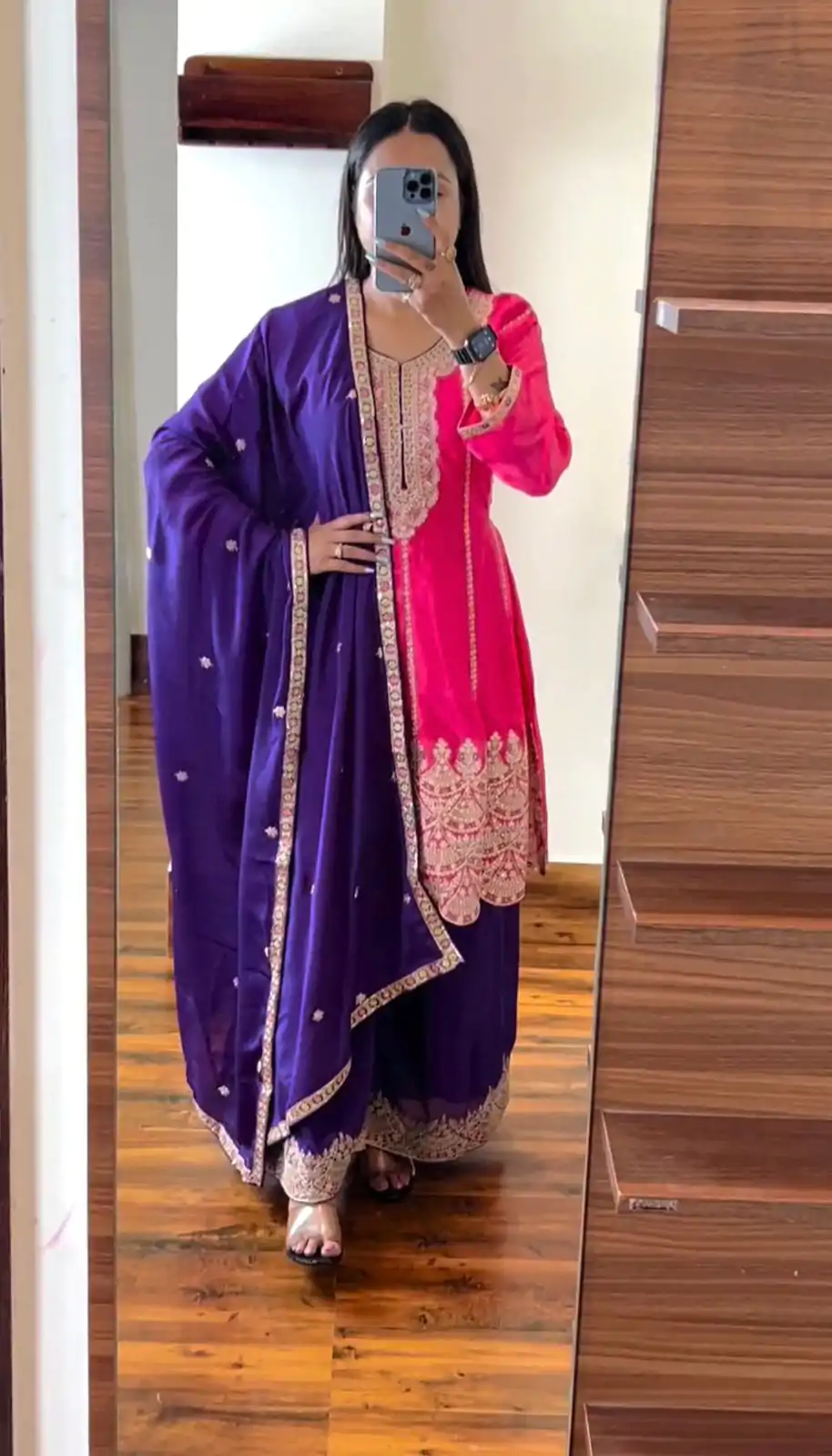 KD 1466 Pink Color Chinon Silk Sequence Work Salwar Suit Casual, Party, Festive, Events Wedding Etc.  Expected Delivery 4-6 Working Days @3049/- | Salwar suit, Casual Suits, Creative suits, Designer Suits, Palazzo Suits, Party Wear Suits, Straight Suits