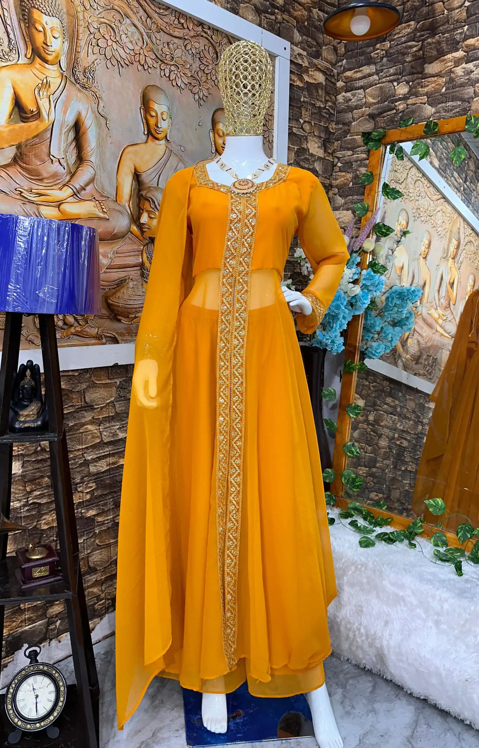VLM 136 Yellow Color Georgette Embroidery Sequence Salwar Suit Wedding, Party, Festive, Events Expected Delivery 4-6 Working Days @ 1699/- Only | Salwar suit, Casual Suits, Creative suits, Designer Suits, Party Wear Suits, Straight Suits