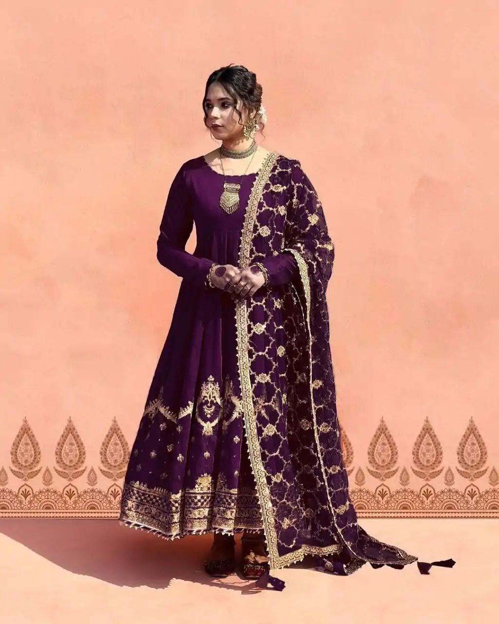  ZSR 3063 Purple Color Georgette Embroidery Sequence Salwar Suit Casual, Wedding, Festive, Events Expected Delivery 4-6 Working Days @2049/- | Jump Suits, Salwar suit, Casual Suits, Creative suits, Designer Suits, Palazzo Suits, Party Wear Suits, Patiala Suits, Straight Suits