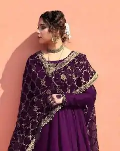  ZSR 3063 Purple Color Georgette Embroidery Sequence Salwar Suit Casual, Wedding, Festive, Events Expected Delivery 4-6 Working Days @2049/- | Jump Suits, Salwar suit, Casual Suits, Creative suits, Designer Suits, Palazzo Suits, Party Wear Suits, Patiala Suits, Straight Suits