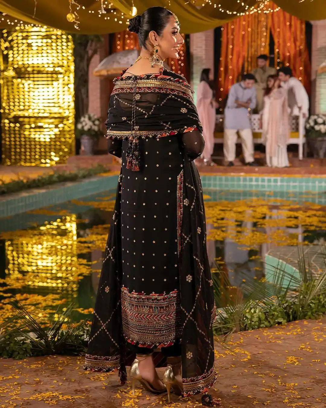 BE 231 Black Color Georgette Sequence Embroidery Salwar Suit Wedding, Party, Festive events, etc.  Expected Delivery  4-6 Working Days @2449/- | Salwar suit, Casual Suits, Creative suits, Designer Suits, Palazzo Suits, Party Wear Suits, Patiala Suits, Straight Suits