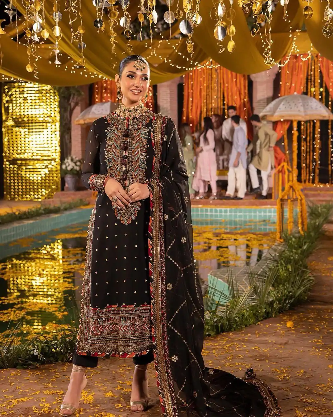 BE 231 Black Color Georgette Sequence Embroidery Salwar Suit Wedding, Party, Festive events, etc.  Expected Delivery  4-6 Working Days @2449/- | Salwar suit, Casual Suits, Creative suits, Designer Suits, Palazzo Suits, Party Wear Suits, Patiala Suits, Straight Suits