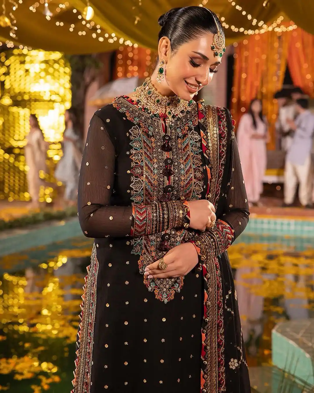 BE 231 Black Color Georgette Sequence Embroidery Salwar Suit Wedding, Party, Festive events, etc.  Expected Delivery  4-6 Working Days @2449/- | Salwar suit, Casual Suits, Creative suits, Designer Suits, Palazzo Suits, Party Wear Suits, Patiala Suits, Straight Suits