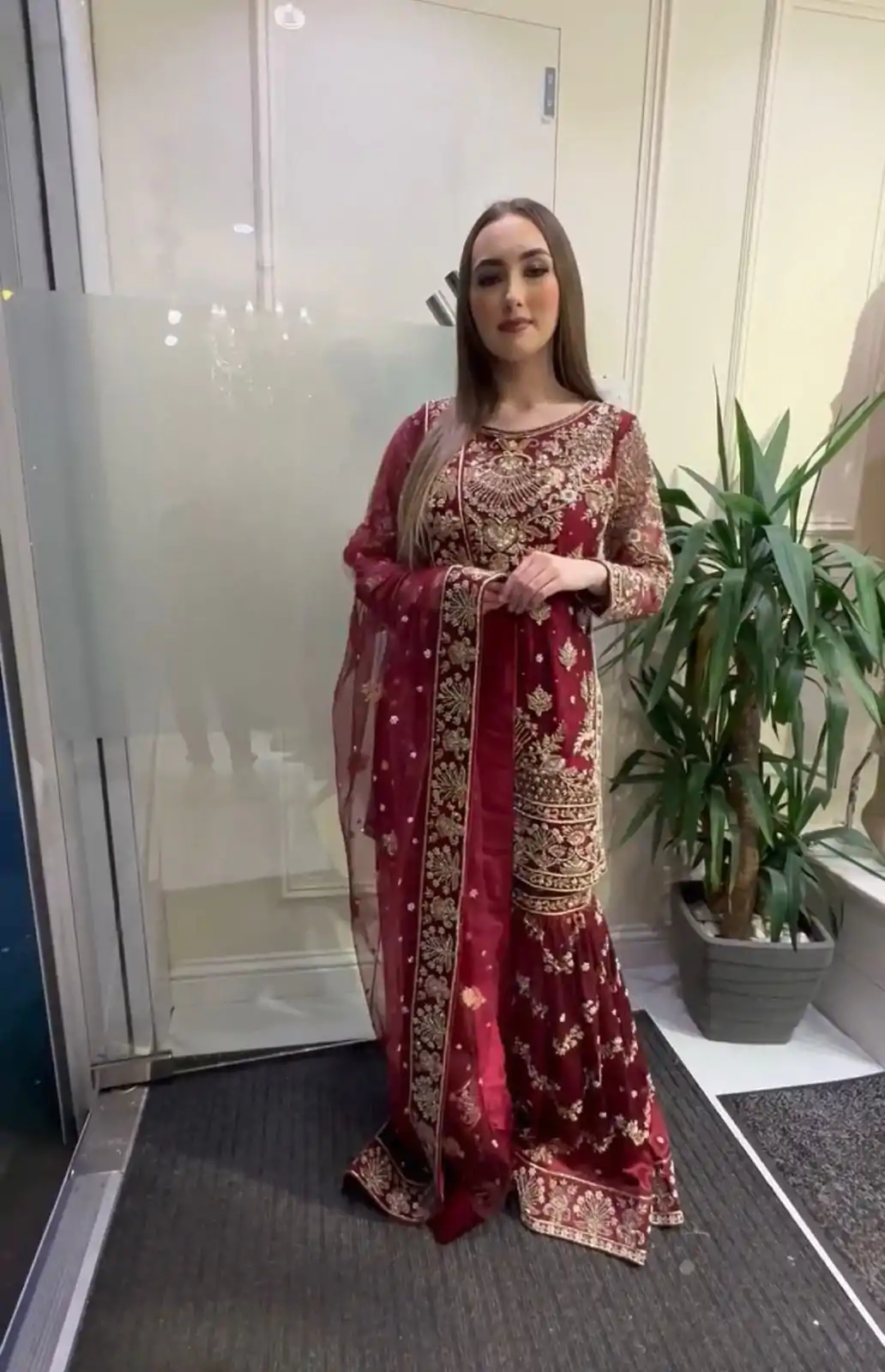 NF 1152 Maroon color Faux Georgette Embroidery Salwar Suit Casual, Wedding, Party, Festive, Events . Expected Delivery  4-6 Working Days @2449 | Jump Suits, Salwar suit, Casual Suits, Creative suits, Designer Suits, Palazzo Suits, Party Wear Suits, Patiala Suits, Straight Suits