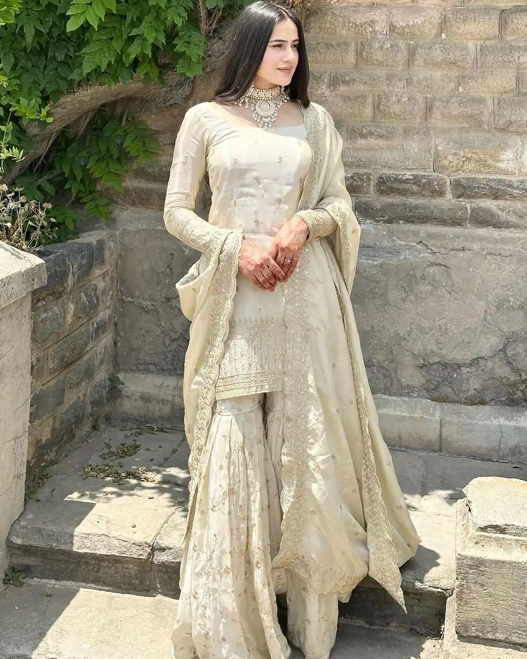 SRK 5172 Grey Color Pure Chinnon Silk Embroidery Sequence Salwar Suit Wedding, Party, Festive, Events Expected Delivery 4-6 Working Days @ 2049/- | Jump Suits, Salwar suit, Casual Suits, Creative suits, Designer Suits, Palazzo Suits, Party Wear Suits, Patiala Suits, Straight Suits