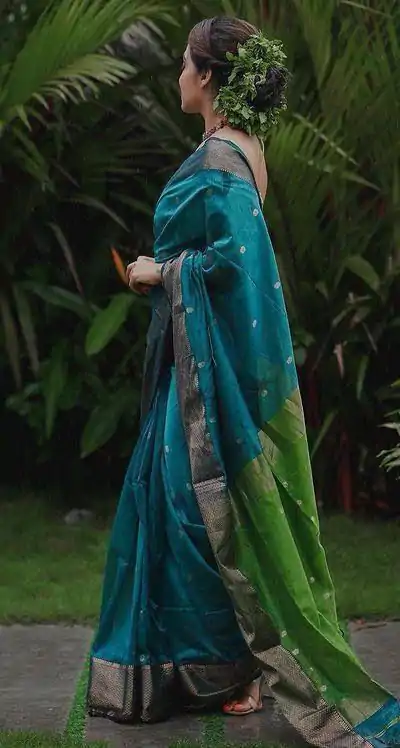 KP 5058 Blue Color Soft Lilan Slab Weaving Work Saree Casual, Party Wear, Wedding, Events Etc. Expected Delivery 4-6 Working Days @1499/- | Designer Sarees, Sarees, Bollywood Sarees, Creative Sarees, Embroidered Sarees, Ethnic Saree, Modern Digital sarees, Party Wear Sarees