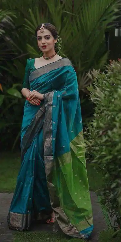 KP 5058 Blue Color Soft Lilan Slab Weaving Work Saree Casual, Party Wear, Wedding, Events Etc. Expected Delivery 4-6 Working Days @1499/- | Designer Sarees, Sarees, Bollywood Sarees, Creative Sarees, Embroidered Sarees, Ethnic Saree, Modern Digital sarees, Party Wear Sarees