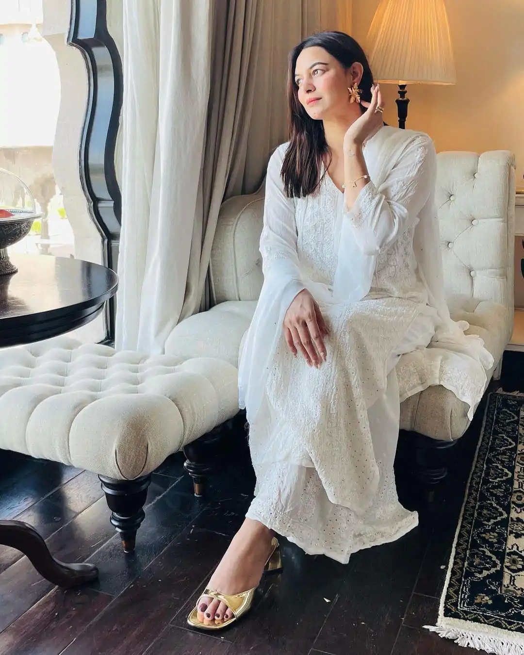 BE 246 White Color Delta Cotton Thread Embroidery Salwar Suit Wedding, Party, Festive events, etc.  Expected Delivery  4-6 Working Days @1999/- | Salwar suit, Casual Suits, Creative suits, Designer Suits, Palazzo Suits, Party Wear Suits, Patiala Suits, Straight Suits