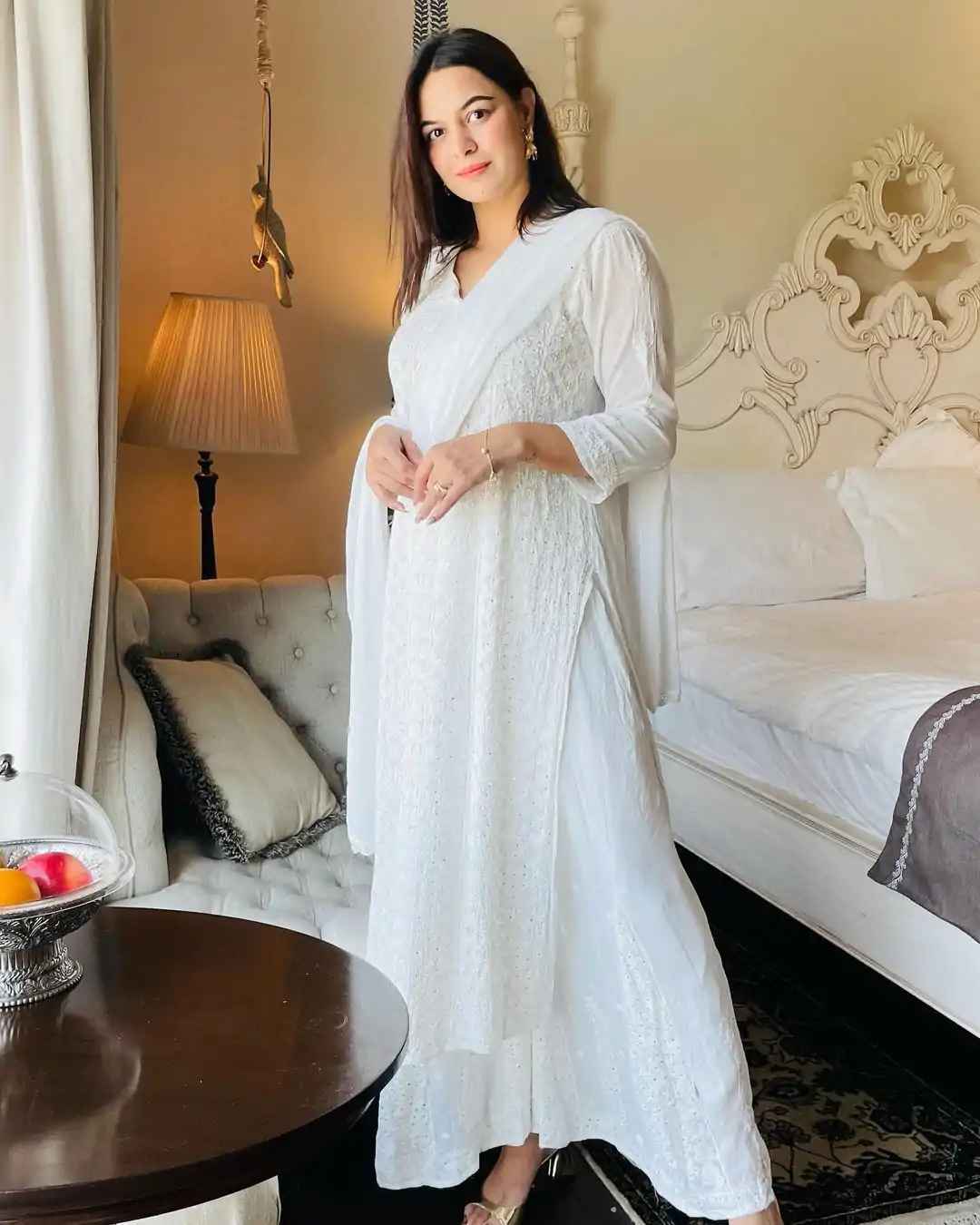 BE 246 White Color Delta Cotton Thread Embroidery Salwar Suit Wedding, Party, Festive events, etc.  Expected Delivery  4-6 Working Days @1999/- | Salwar suit, Casual Suits, Creative suits, Designer Suits, Palazzo Suits, Party Wear Suits, Patiala Suits, Straight Suits