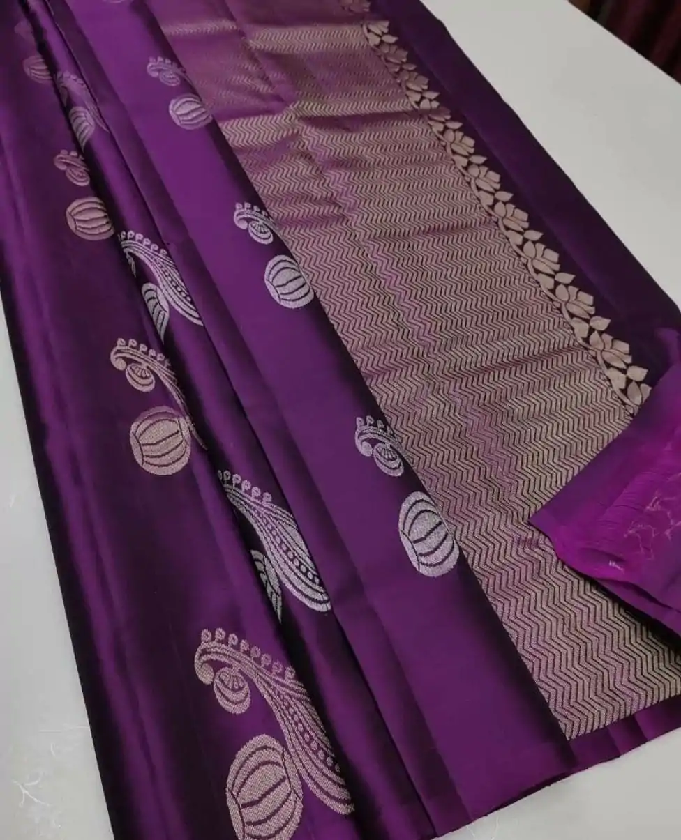 KP 3006 Purple Color Soft Lichi Silk Jacquard On All Over Saree Casual, Party Wear, Wedding, Events Etc. Expected Delivery 4-6 Working Days @1249/- | Designer Sarees, Sarees, Bollywood Sarees, Creative Sarees, Embroidered Sarees, Ethnic Saree, Modern Digital sarees, Party Wear Sarees