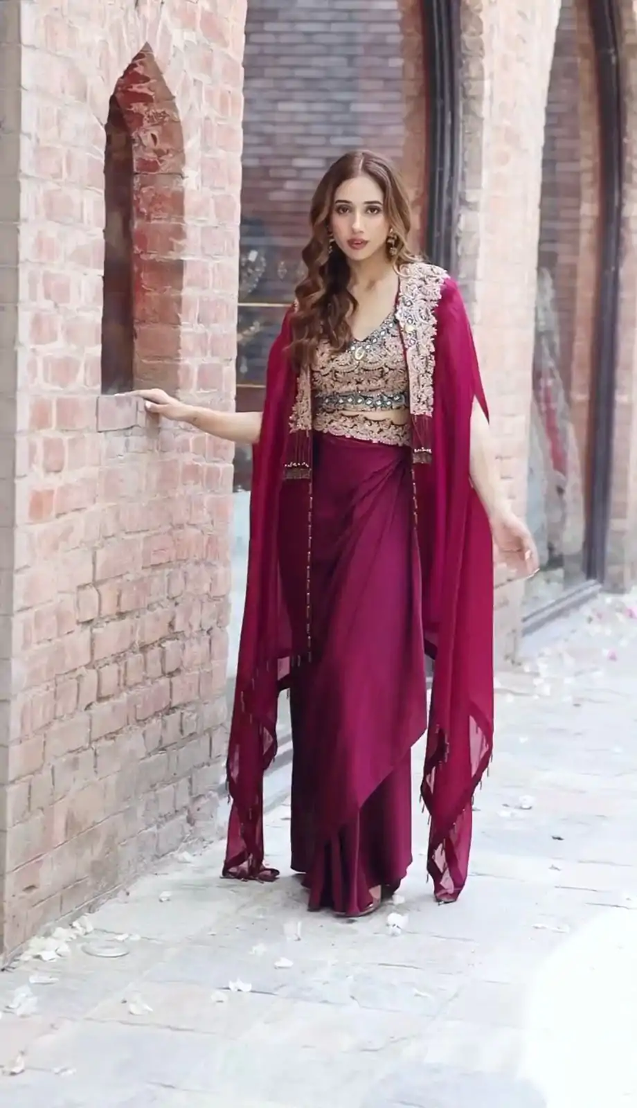 KD 1358 Wine Color Organza silk Thread Sequence Dhoti Salwar Casual, Party Wear, Wedding, Events Etc. Expected Delivery 4-6 Working Days @1849/- | Jump Suits, Salwar suit, Casual Suits, Creative suits, Designer Suits, Palazzo Suits, Party Wear Suits, Patiala Suits, Straight Suits